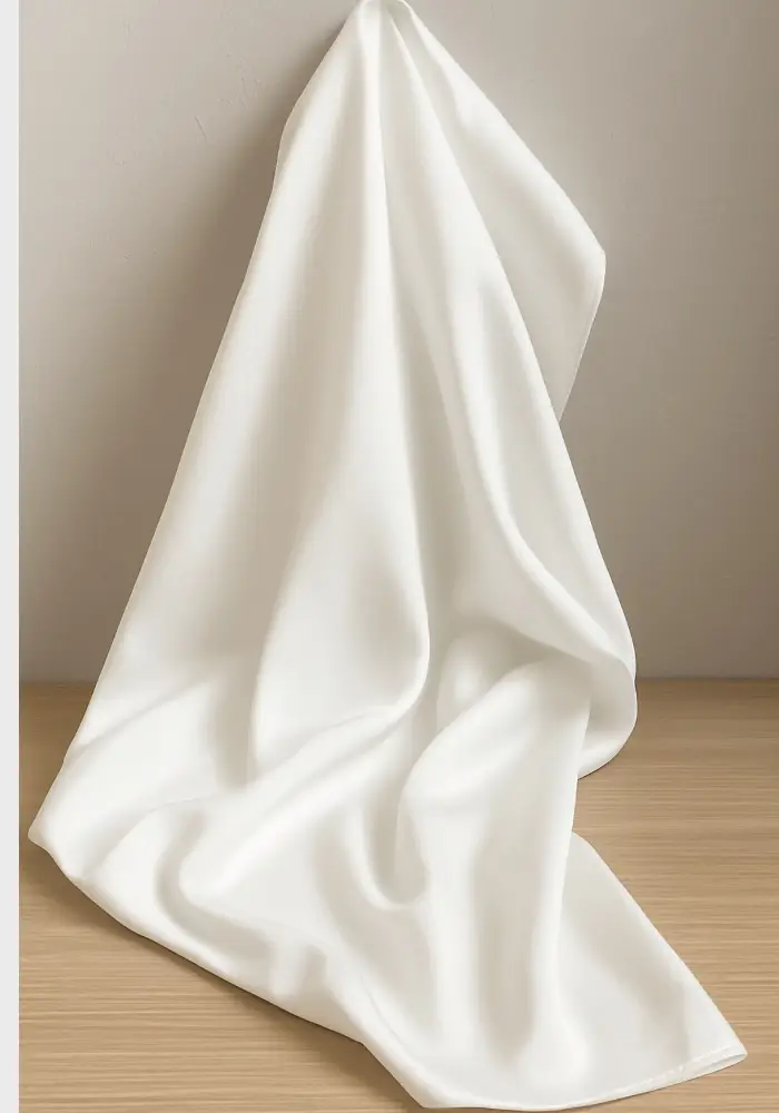25 Lazos De Satén Blanco 12x19 Cm - Para Decoración, Bodas, Antenas O Manualidades