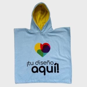 Poncho infantil personalizado