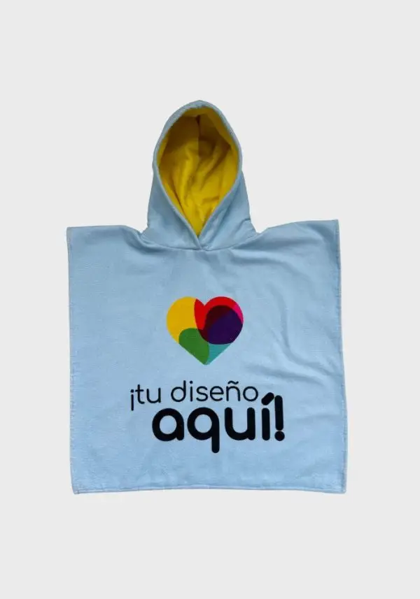 Poncho infantil personalizado