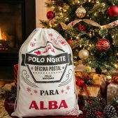 Saco navideño personalizable
