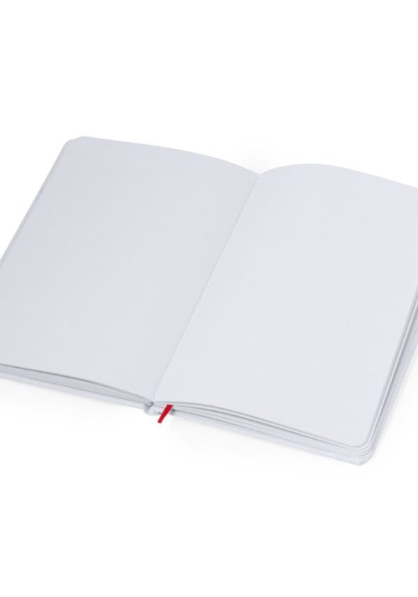 Libreta personalizada blanca