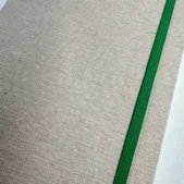 Libreta personalizada de algodón crudo