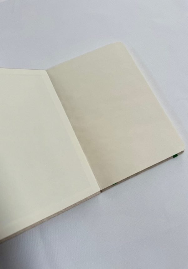 Libreta personalizada de algodón crudo