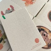 Libreta personalizada de algodón crudo
