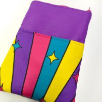 Funda de libro con bolsillo y cremallera