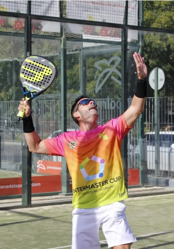 Camiseta deportiva en uso