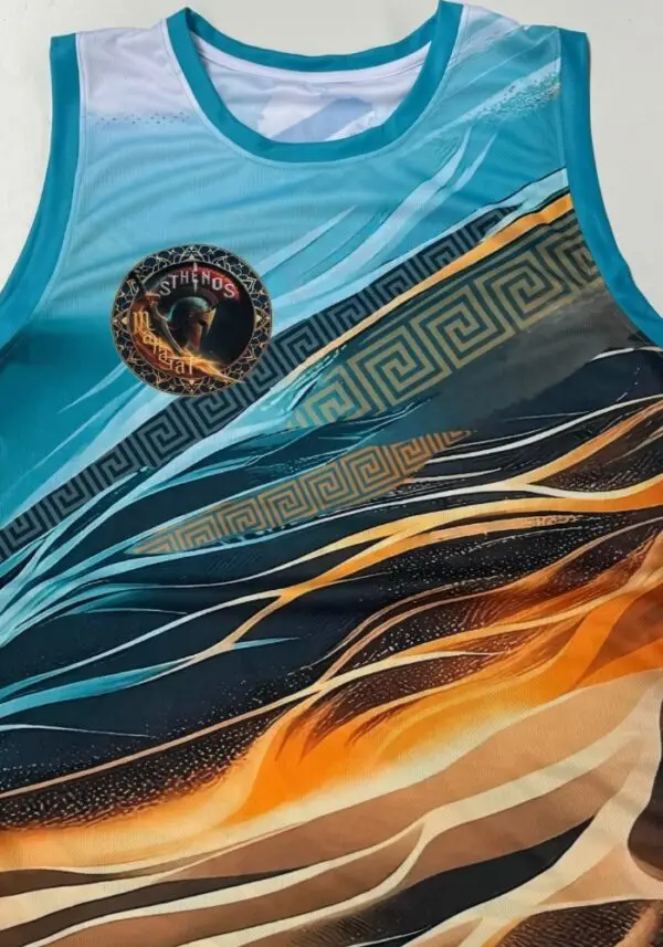 Camiseta sin mangas de mujer ejemplo real