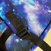 Mochila personalizable multiusos con asas negras acolchadas y ajustables
