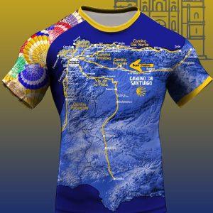 Camiseta deportiva para running – Camino de Santiago